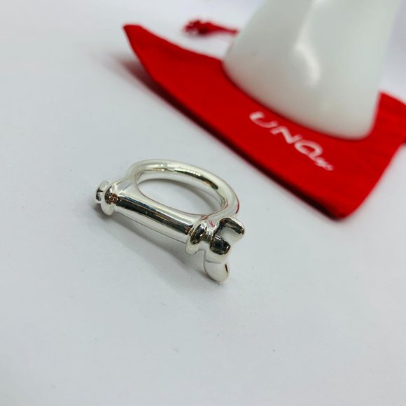 UNO de 50 Ring PICK 1 RING Reward Ring Unisex Ring Jewelry Silver-Plated Metal - Picture 2 of 10